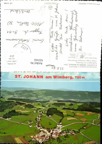 623102,St Johann a. Wimberg Hansberg pub Alpine Luftbild FÖ 61809
