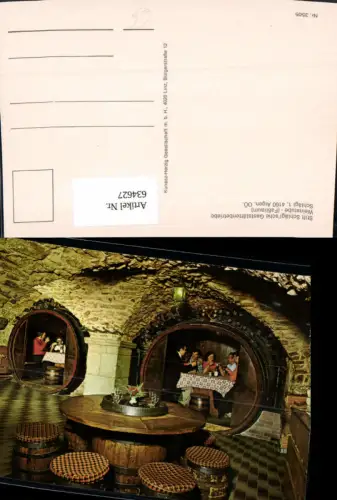 634627,Schlägl Aigen Stift Schläglsche Gaststättenbetriebe Weinstube Faßlraum Wein
