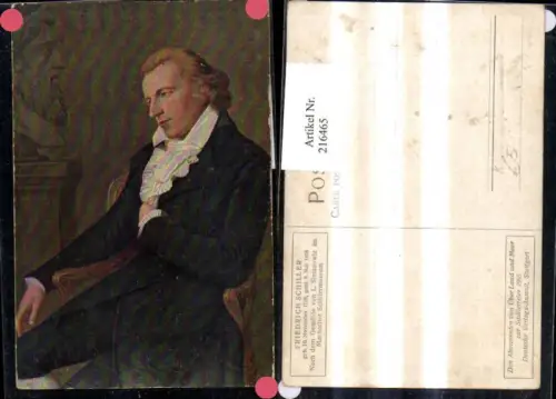 216465,Künstler Ak L. Simanowitz Friedrich Schiller