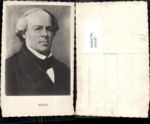 356147,Foto Ak Jacques Fromental Halevy Komponist