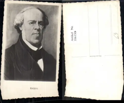 356150,Foto Ak Jacques Fromental Halevy Komponist