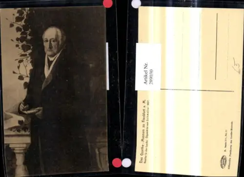 289030,Künstler Ak Schmeller Goethe i. d. Laube Kunst Dichter
