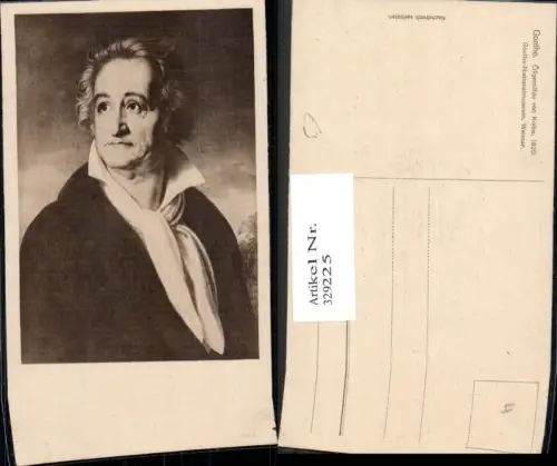 329225,Künstler Ak Kolbe Goethe Portrait Kunst