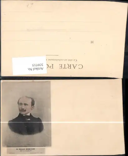 339715,Edmond Rostand Schriftsteller Passepartout Kunst Wissenschaft