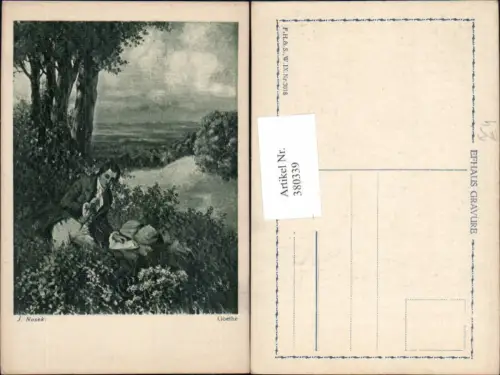 380339,Künstler Ak J. Nosek Goethe Kunst Wissenschaft