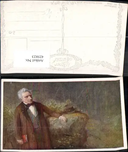 425823,Künstler Ak Rudolf Hausleithner Grillparzer Kunst Wissenschaft pub B.K.W.I. 1793