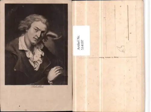514197,Künstler AK Dichter Friedrich Schiller Portrait