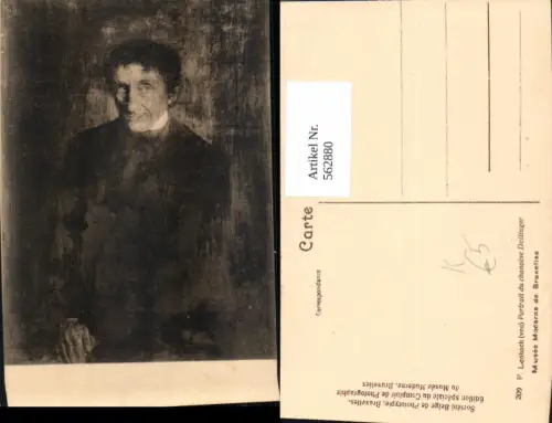 562880,Künstler Ak F. Lenbach Portrait du chanonine Dollinger Kunst Wissenschaft