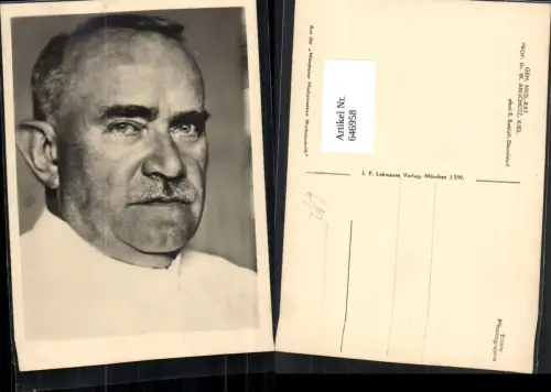 646958,Geh. Med. Rat Prof. Dr. W. Anschütz Kiel phot. E. Retzlaff