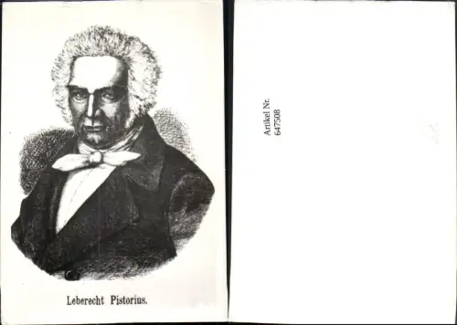 647508,Johann Heinrich Leberecht Pistorius Landwirt Landwirtschaft Erfinder