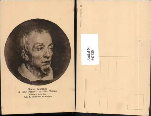 647530,Künstler Ak Simone Cantarini Maler Guido Reni