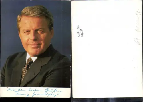 121222,Franz Vranitzky Autogramm Politik