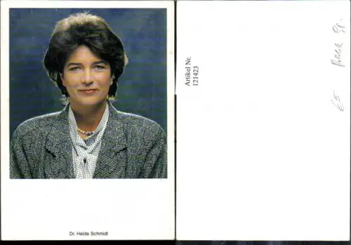 121423,Dr. Heide Schmidt Politik
