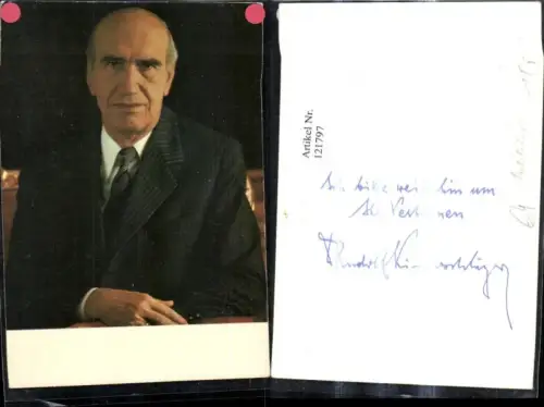 121797,Dr. Rudolf Kirchschläger Bundespräsident Politik