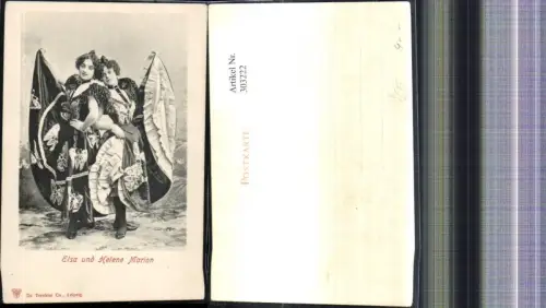 303222,Künstler Ak Elsa u. Helene Marion Tänzerinnen pub Dr. Trenkler Co