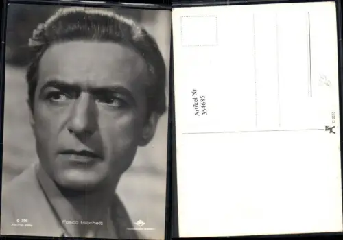 354685,Schauspieler Fosco Giachetti pub Film Foto Verlag G 206