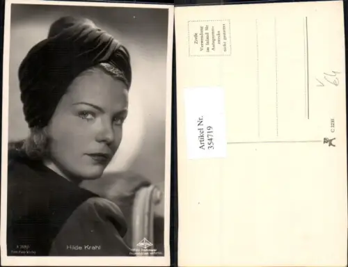 354719,Schauspielerin Hilde Krahl pub Film Foto Verlag A 3935euro1
