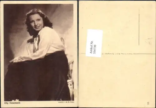 354730,Schauspielerin Olly Holzmann