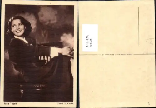 354738,Schauspielerin Jane Tilden