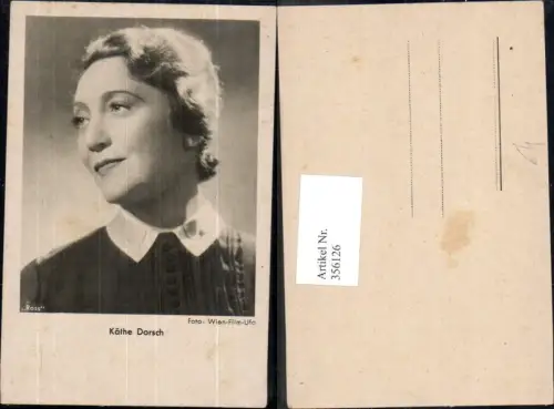 356126,Schauspielerin Käthe Dorsch pub Ross