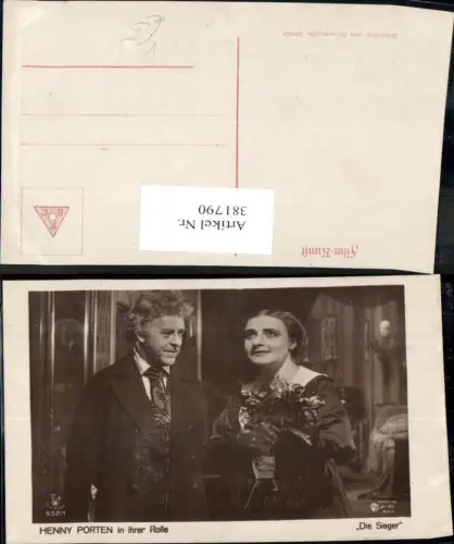 381790,Schauspielerin Henny Porten in Der Sieger pub RPH Film Sterne 552euro1