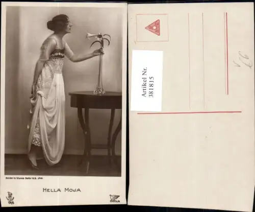 381815,Schauspielerin Hella Moja Kleid Blumen pub RPH Film Sterne 134euro6
