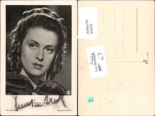 418191,Anneliese Uhlig Schauspielerin