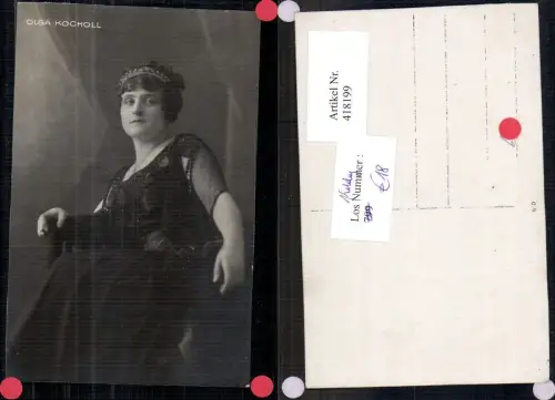 418199,Olga Kocholl Schauspielerin