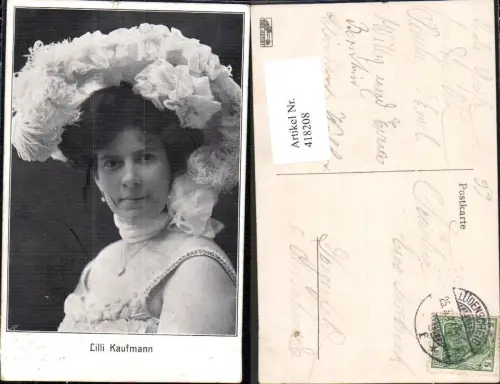 418208,Lilli Kaufmann Schauspielerin