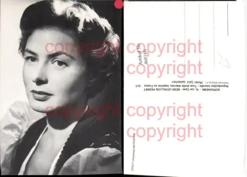 468166,Schauspielerin Ingrid Bergman Portrait