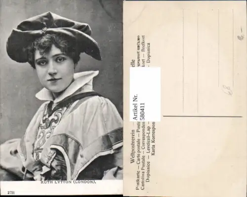 580411,Ruth Lytton London Opernsänger Oper