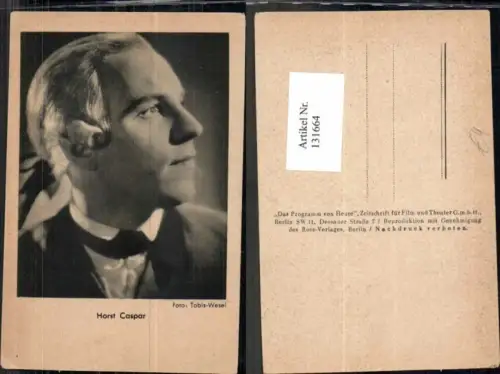 131664,Horst Caspar