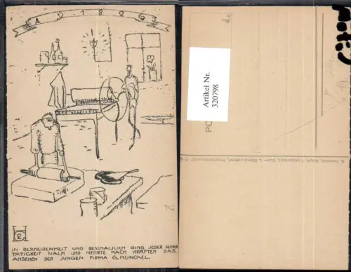 320798,Reklame Ak Geschichte Bremen G. Hunckel Steindruck anno 1826 Druckerei