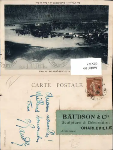 635372,Reklame Baudson e Cie. Charleville Ardennes Talloires