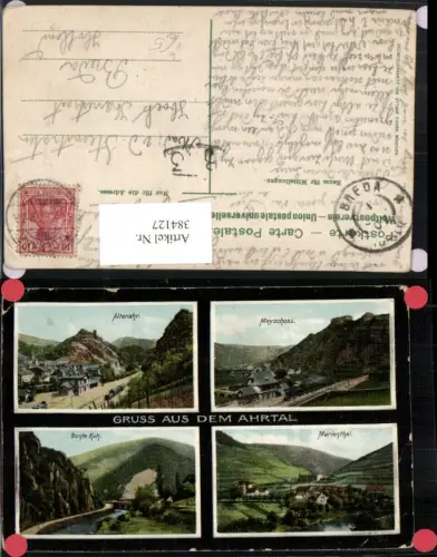 384127,Ahrtal Altenahr Mayschoss Marienthal Bunte Kuh Mehrbildkarte pub Ottmar Zieher