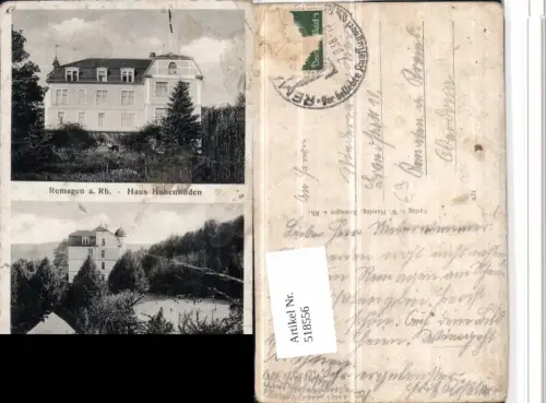 518556,Remagen am Rhein Haus Hohenlinden Mehrbildkarte