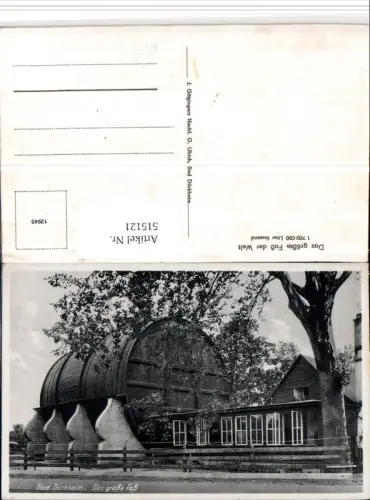 515121,Bad Dürkheim Das große Fass