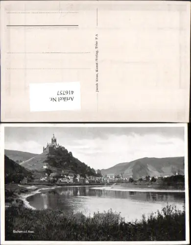 416757,Kochem Cochem an d. Mosel Totale m. Burg