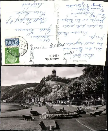 429218,Cochem an d. Mosel Teilansicht m. Burg