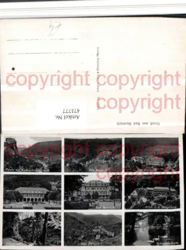 473777,Bad Bertrich Totale Kurhaus Schwanenteich Mehrbildkarte