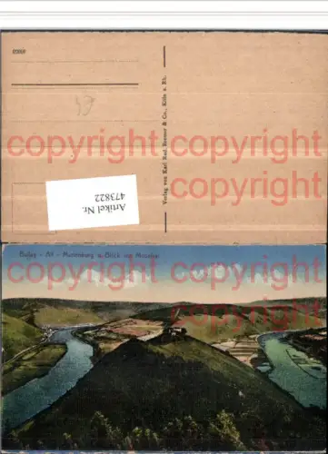 473822,Bullay Alf Marienburg u. Blick ins Moseltal