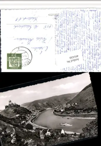 491430,Cochem an d. Mosel Totale m. Burg