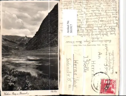 501917,Kochem Cochem an d. Mosel Burg u. Brauselay
