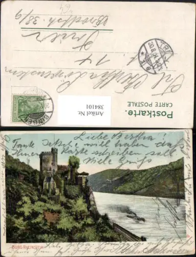 384101,Burg Rheinstein am Rhein b. Trechtingshausen
