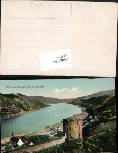 416771,Blick von d. Burg Stahleck b. Bacharach auf das Rheintal