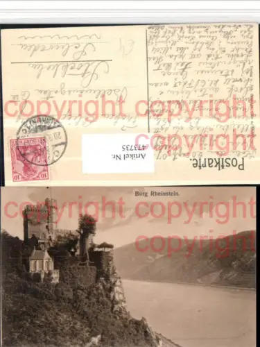 473735,Burg Rheinstein b. Trechtingshausen am Rhein