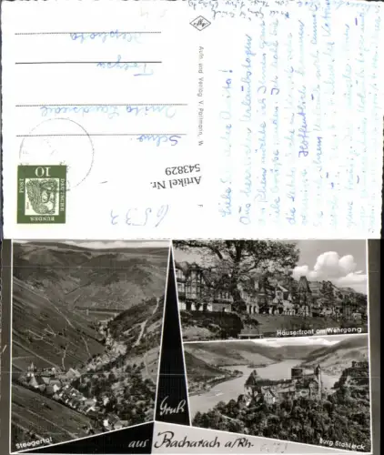 543829,Bacharach am Rhein Nahe Stahleck Steegertal