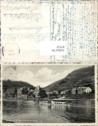 83518,Gondorf a.d. Mosel Wasserburg Dampfer Schiff Boot