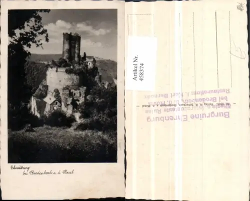 458374,Ehrenburg Burg b. Brodenbach an d. Mosel
