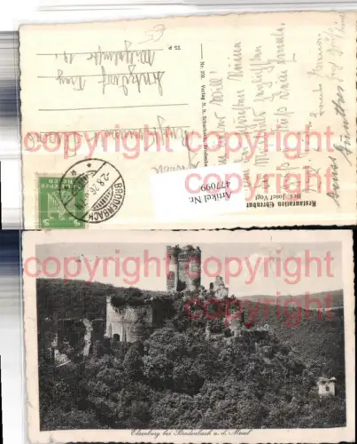 477099,Ehrenburg Ruine b. Brodenbach an d. Mosel